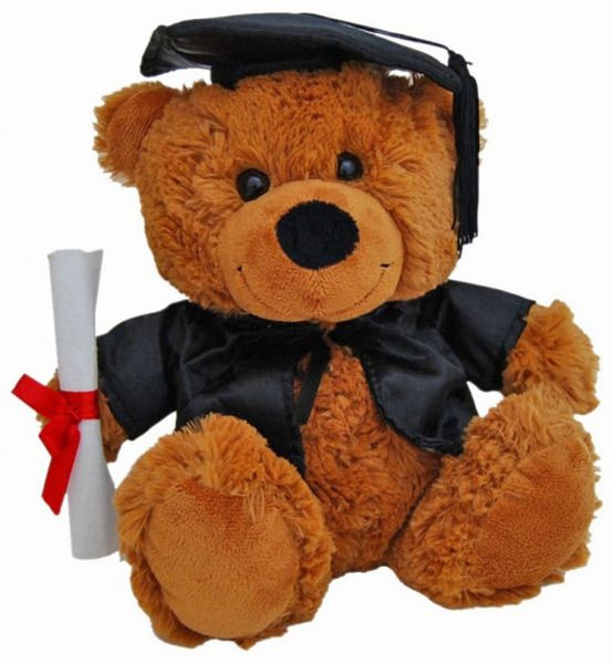 Gấu bông tốt nghiệp khắc tên lưu niệm